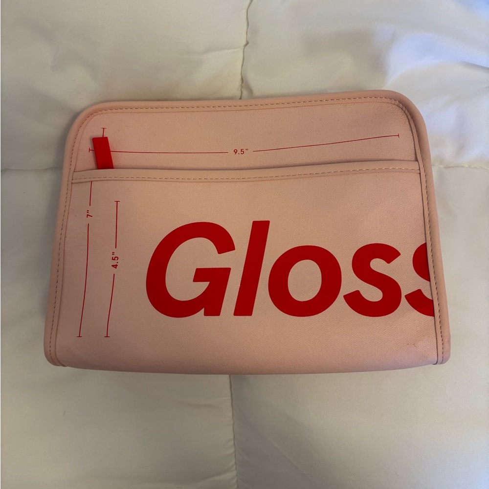 Pink Glossier Makeup Bag